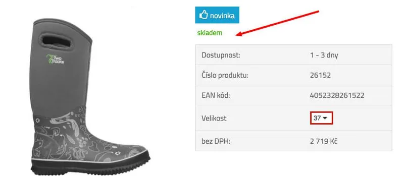 Zboží skladem