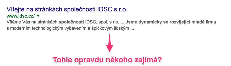 Jsme mladá a dynamická firma