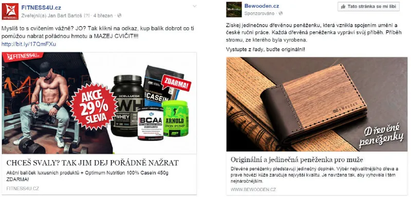 Facebook reklama pro eshop