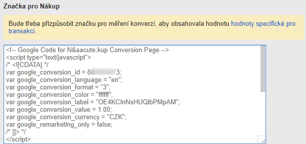Zdrojový kód konverzního kódu
