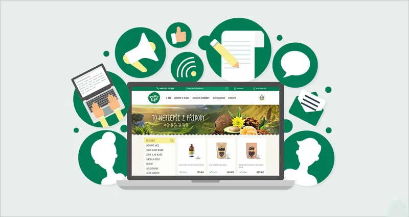 Content marketing vizualizace