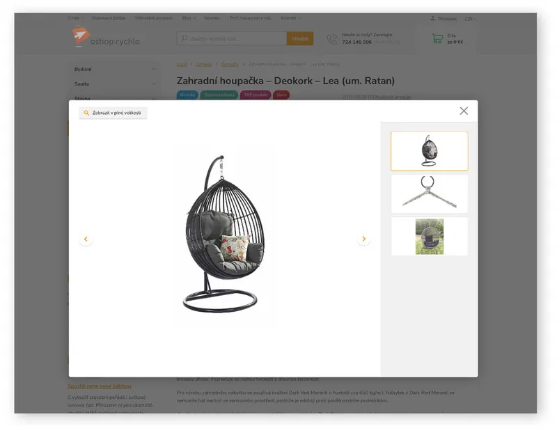 Galerie obrázků produktu