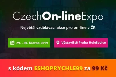 Na Czech Online Expo s námi jen za 99 Kč