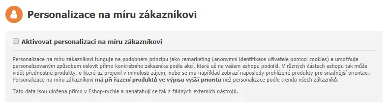 Personalizace e-shopu na míru zákazníkovi - Eshop-rychle