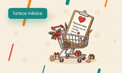 Funkce měsíce prosinec: Vyzkoušejte zdarma Opuštěný košík a Oblíbené produkty (wishlist)