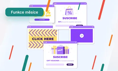 Funkce měsíce květen: Opuštěný košík a Pop-up okno